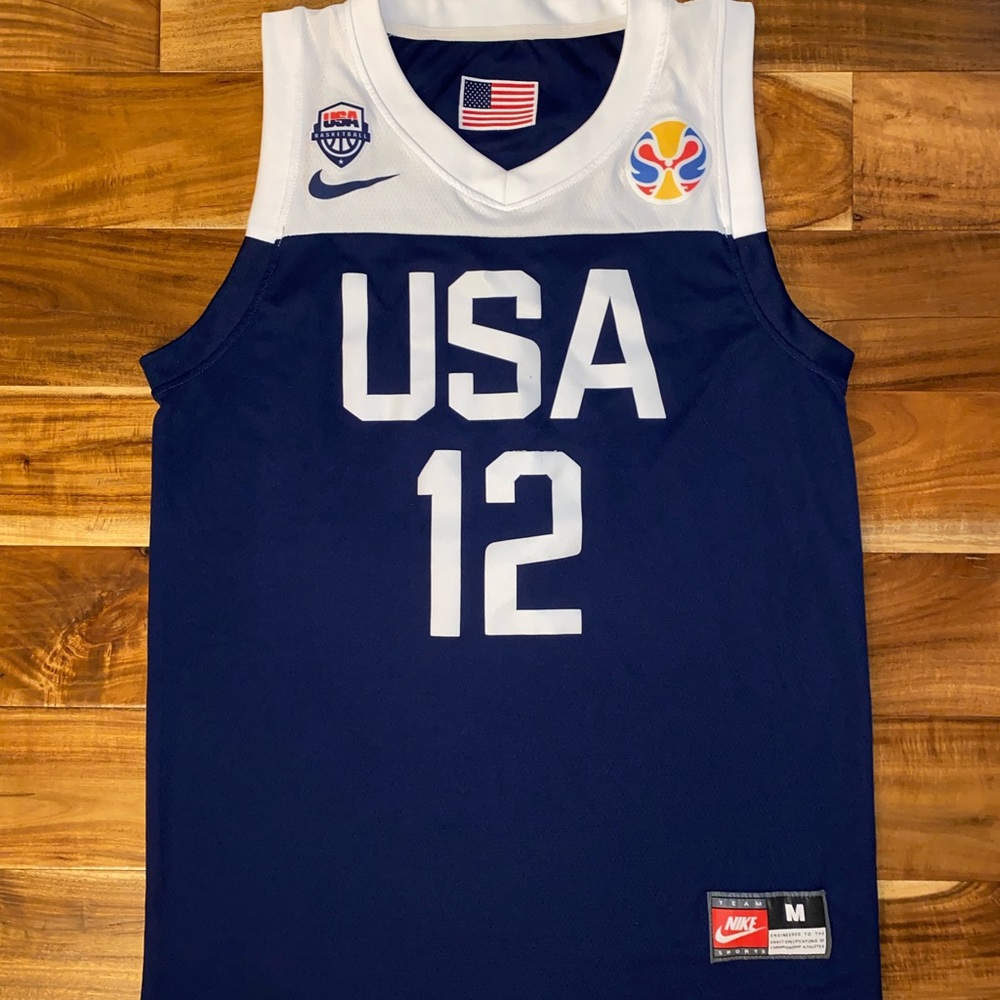 Nike 2019 Fiba World Cup Myles Turner Jersey NICE